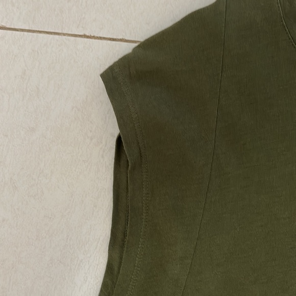 Frame kaki green maxi dress Size Small - Picture 3 of 4